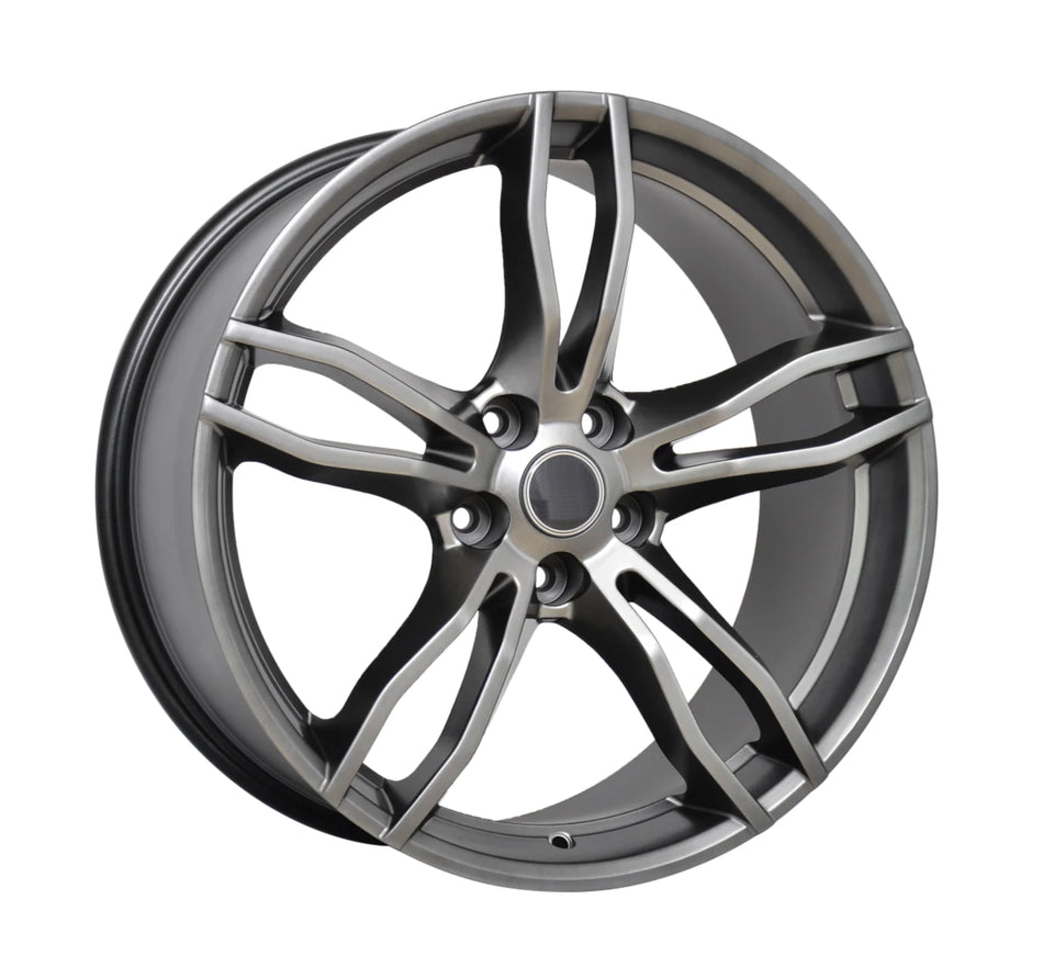 4 SV-RAPIERS RIMS 22X9 ALL COMMODORE- DARK STAINLESS