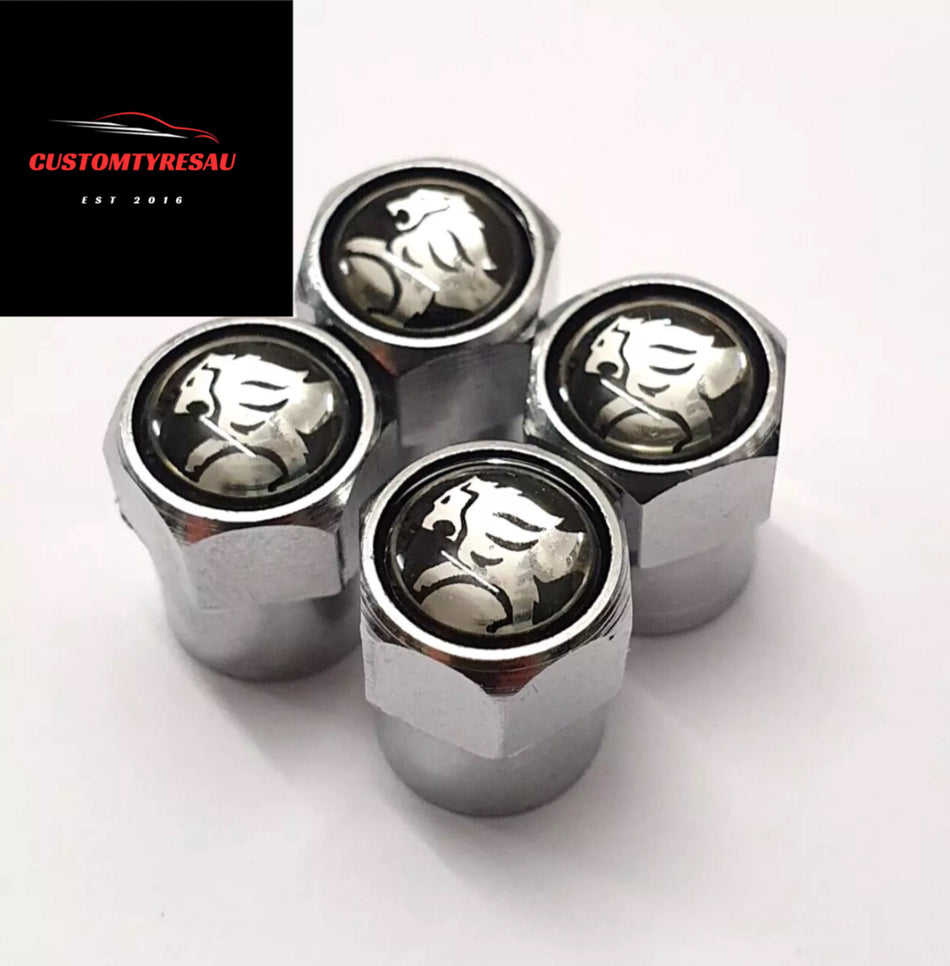 4x Car Wheel Tyre Tire Rim Air Stem Valve Caps Dust Cover Accessories Holden