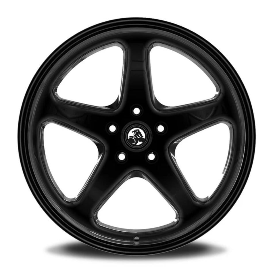 4 WALKY WHEELS BIG BRAKE 22X9(NON STAGGERED) ALL COMMODORE- GLOSS BLACK