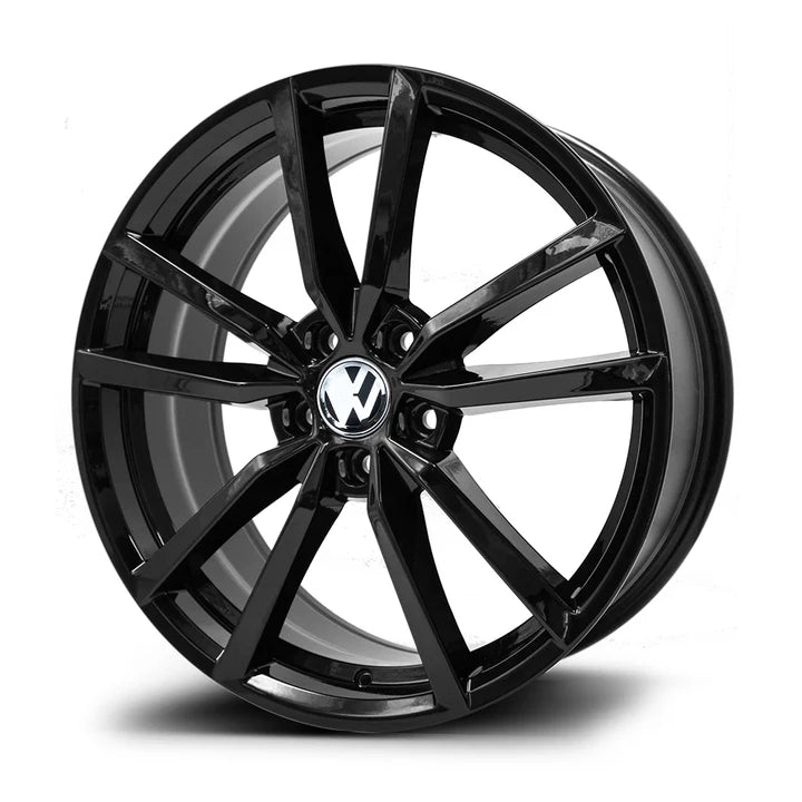 4 VW GOLF PRETORIA 19" GLOSS BLACK RIMS