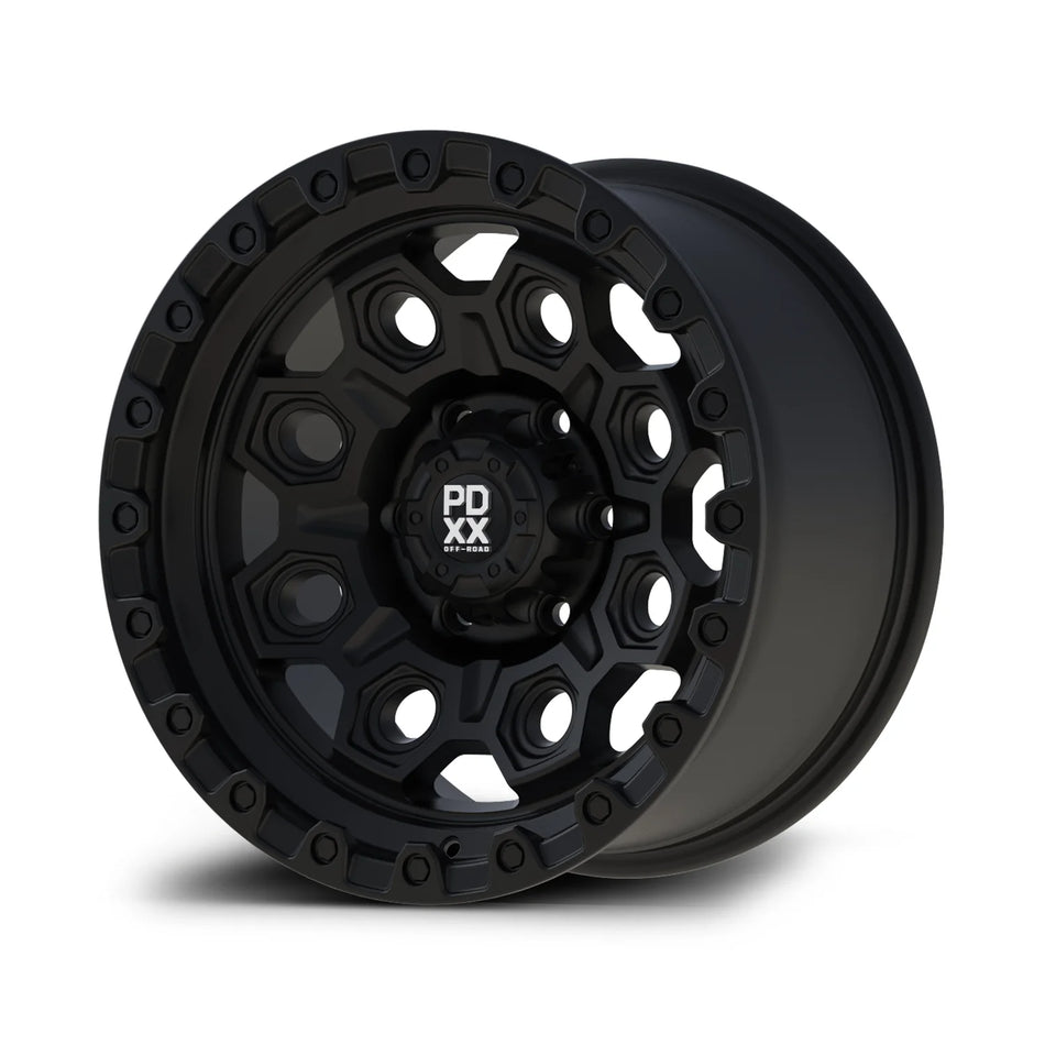 CONQUEST 17" - Satin Black Vendor PDXX OFFROAD