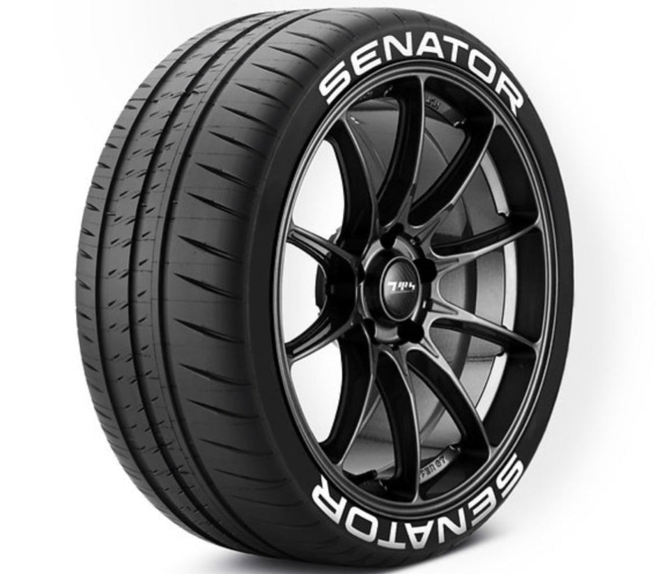 SENATOR TYRE LETTERING KIT (adhesive included)