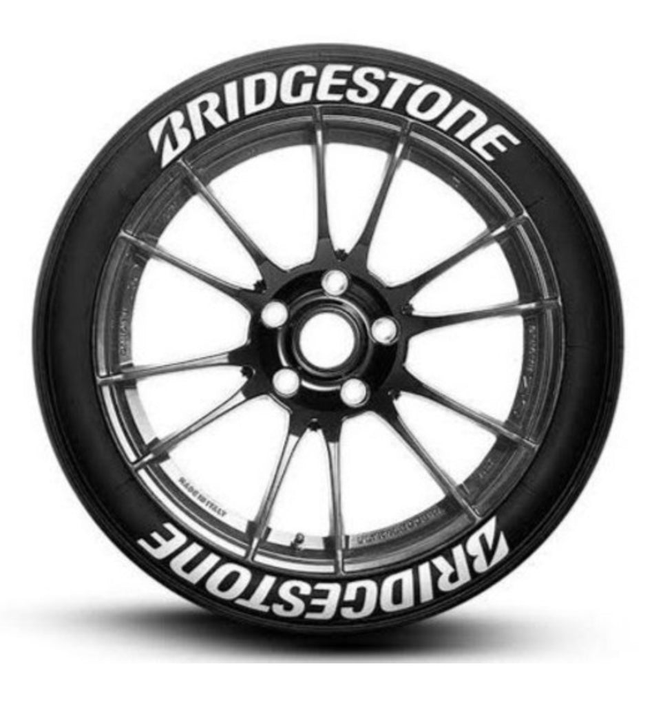 BRIDGESTONE TYRE LETTERING KIT(adhesive included)